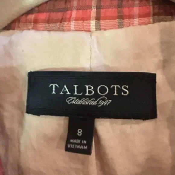 Talbots cropped blazer - Picture 3 of 4